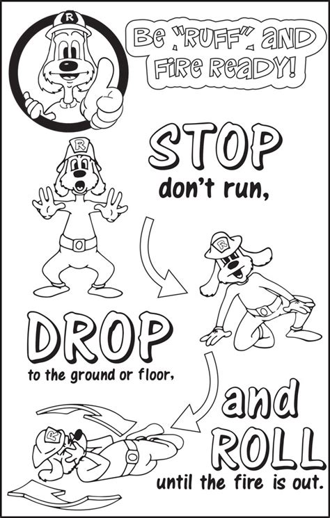 Stop Drop And Roll Printables